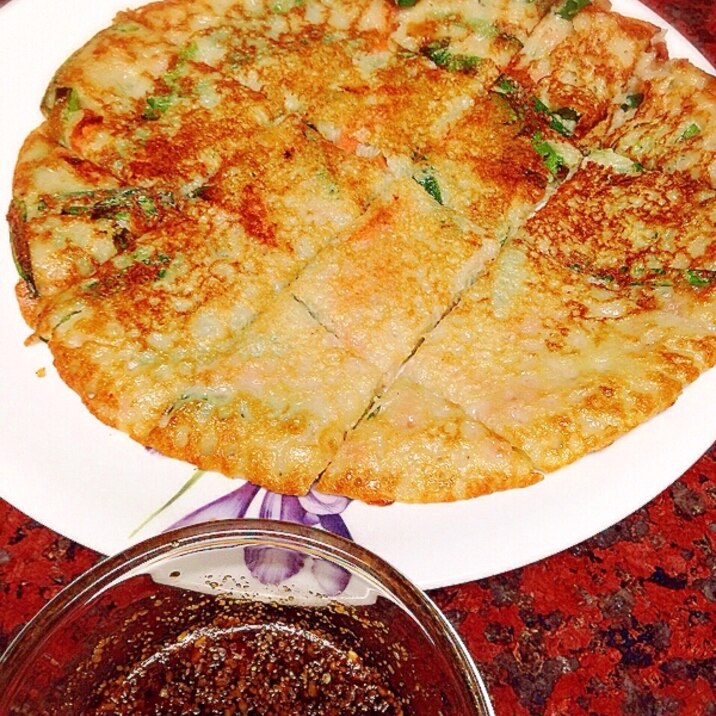 じゃがいもでもちもちチヂミ レシピ 作り方 By Chocoママ3 楽天レシピ じゃがいもでもちもちチヂミ レシピ 作り方 By Chocoママ3 楽天レシピ